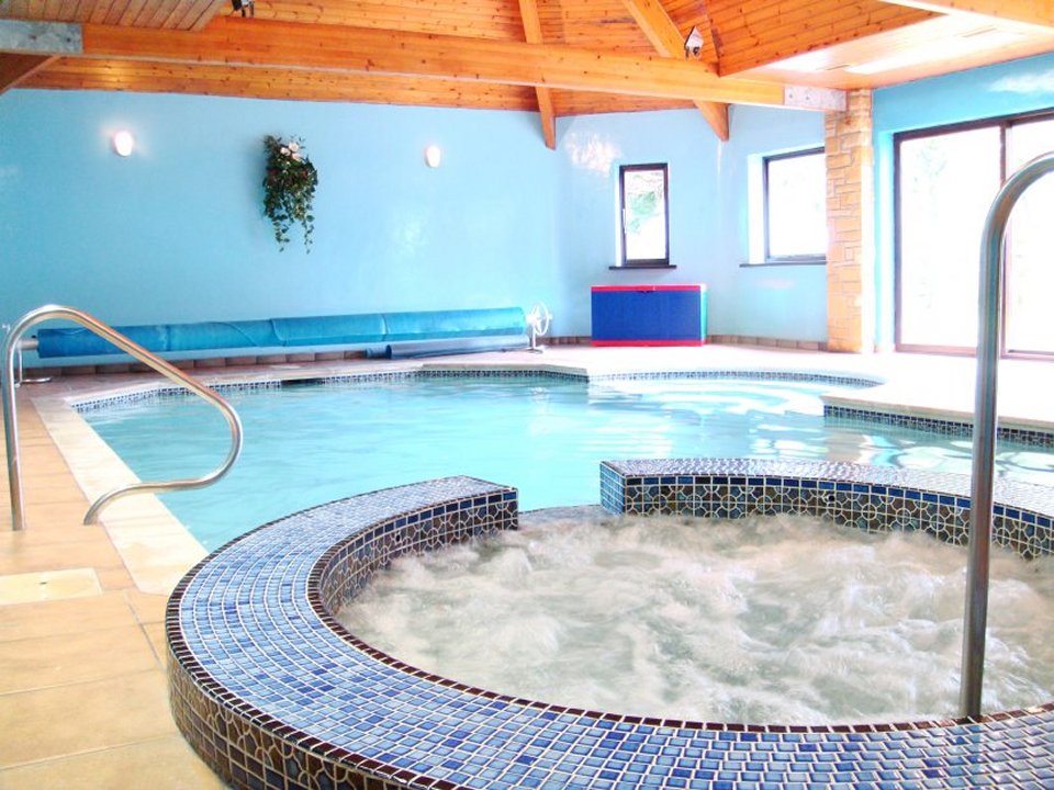 Lázeňský bazén v sauně