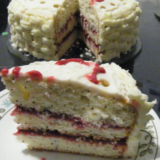ženska kaprica torta z makom