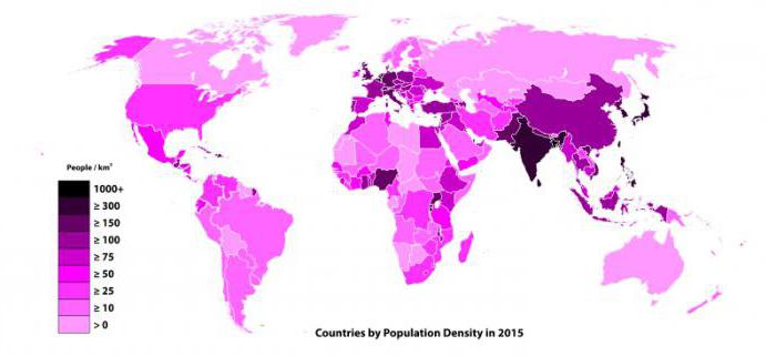 Asijská hustota obyvatelstva
