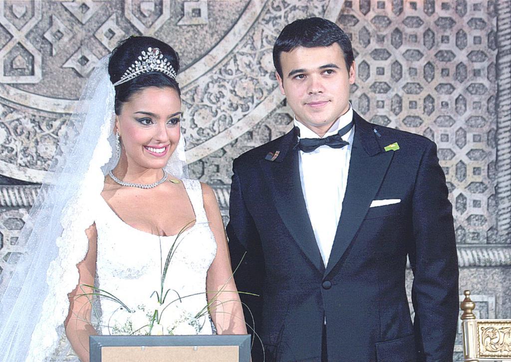Lela Aliyeva con suo marito