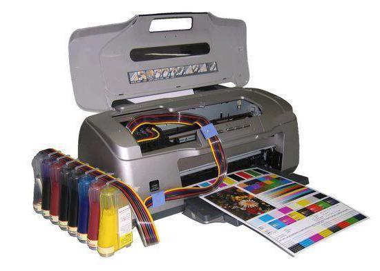 inkoustové barevné tiskárny s polibkem