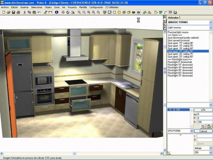 software per cucina design 3d