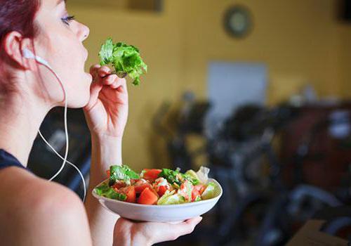 pravilnu prehranu tijekom vježbanja za mršavljenje