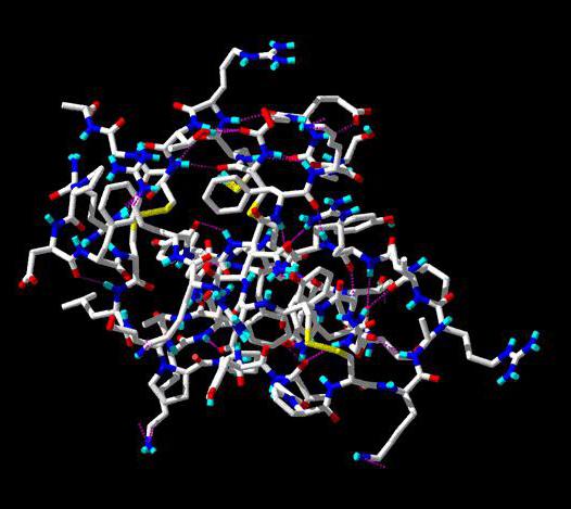 proteinový chemický vzorec
