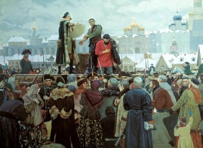 Historie oživení Pugacheva