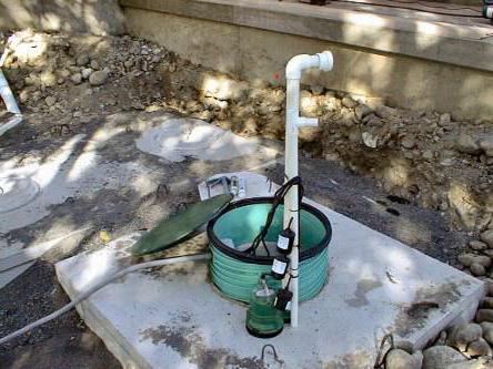 pompa domestica delle acque reflue