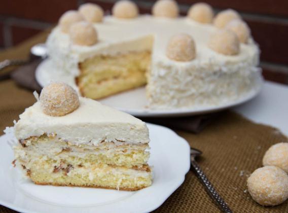 Рецепта за торта Rafaello със снимки