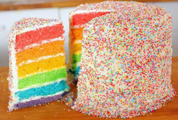 torte arcobaleno per torta