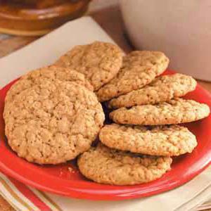 Biscotti magri di farina d'avena