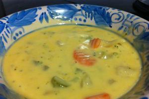Klasičen recept za juho iz topljenega sira