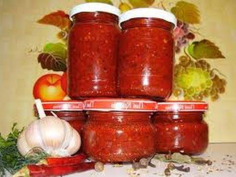 recept surového adjika z rajčat