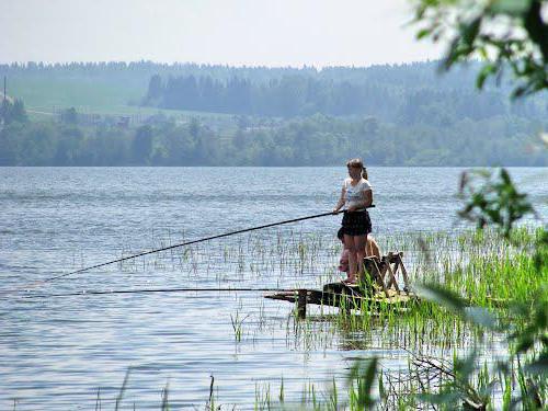 Rekreacija s ribolovom u Udmurtiji
