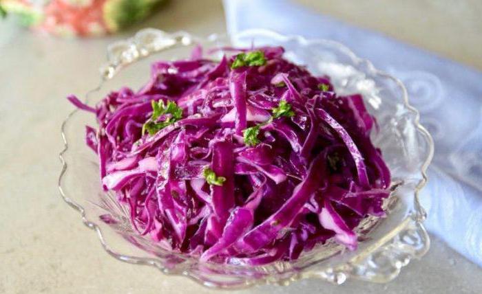 kako kuhati salatu od crvenog kupusa