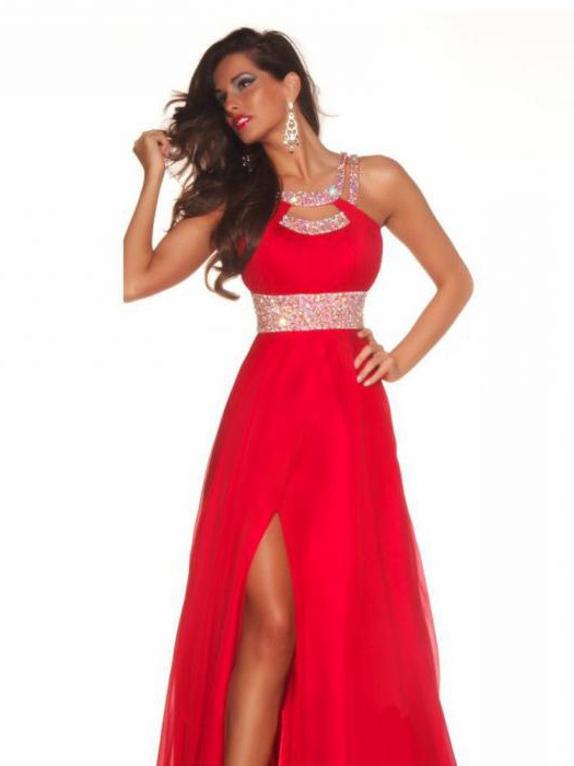 večernje haljine u crvenoj boji