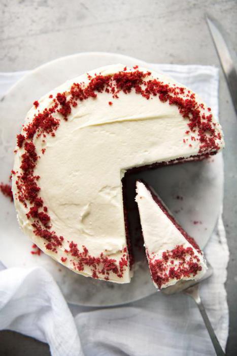 как да направите червен кадифе гъба торта