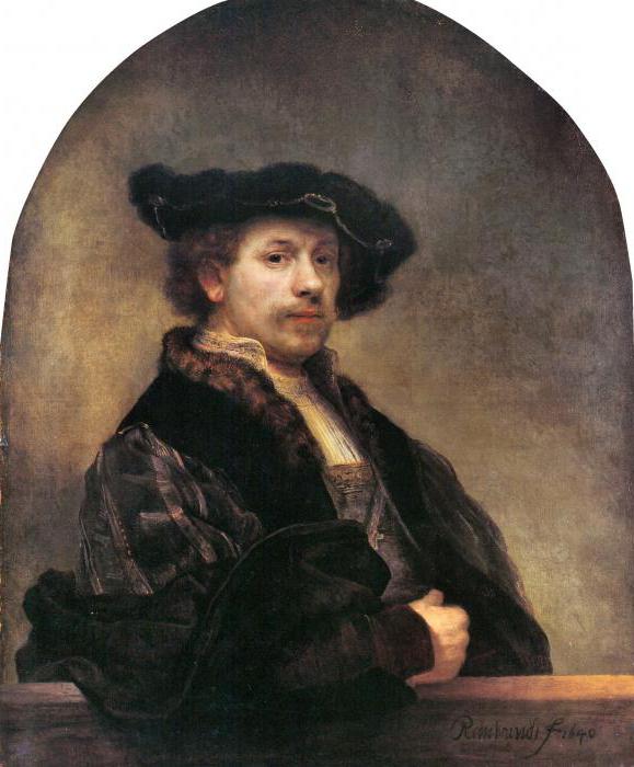 Opis autoportretu Rembrandta