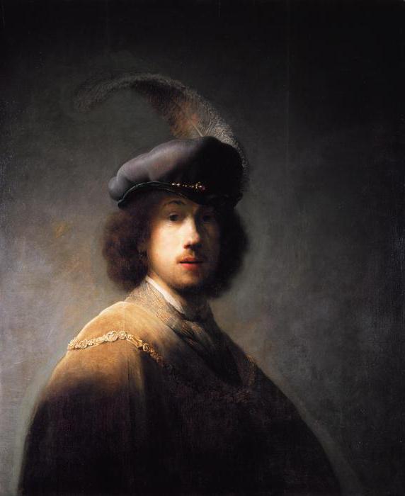 Rembrandt van Rýn autoportrét
