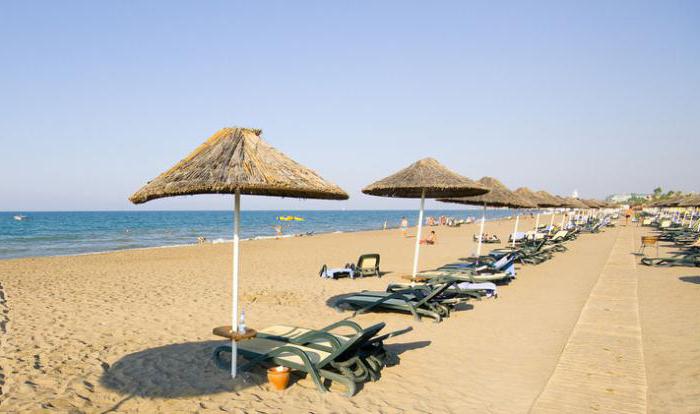 Turčija peščena stran plaže