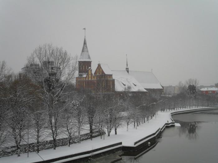 odpočinek v Kaliningradu v zimě