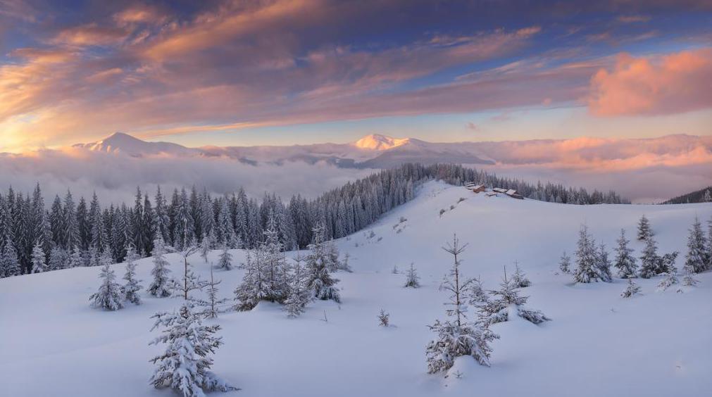 Планините през зимата