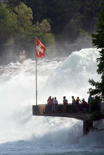 Rýnské vodopády ve Švýcarsku