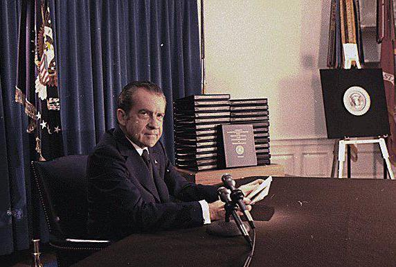 Президентът на САЩ Ричард Никсън