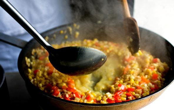 jak gotować risotto z warzywami