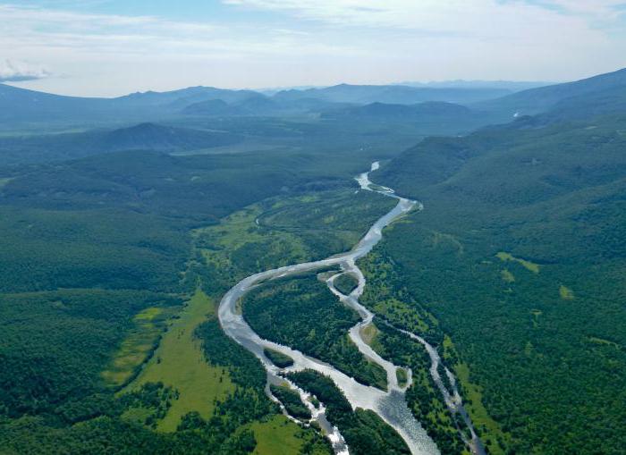 Река Камчатка, където се намира