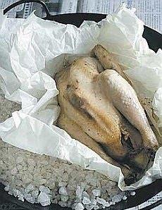 Piletina u soli u pećnici