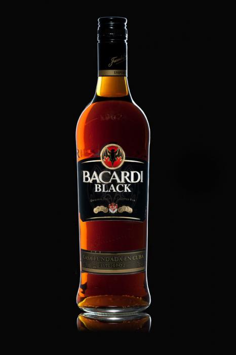 rum bacardi černý