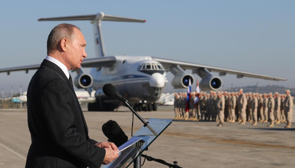 Putinov obisk baze Hamine