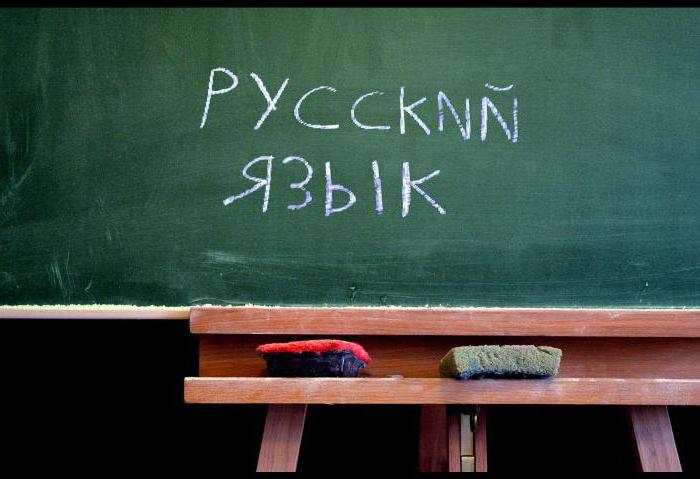 glavni dijelovi ruskog jezika