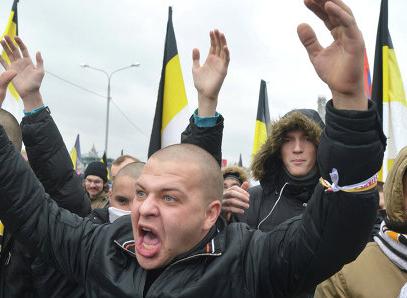 pochod ruských nacionalistů