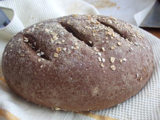 chleb żytni w powolnej kuchence