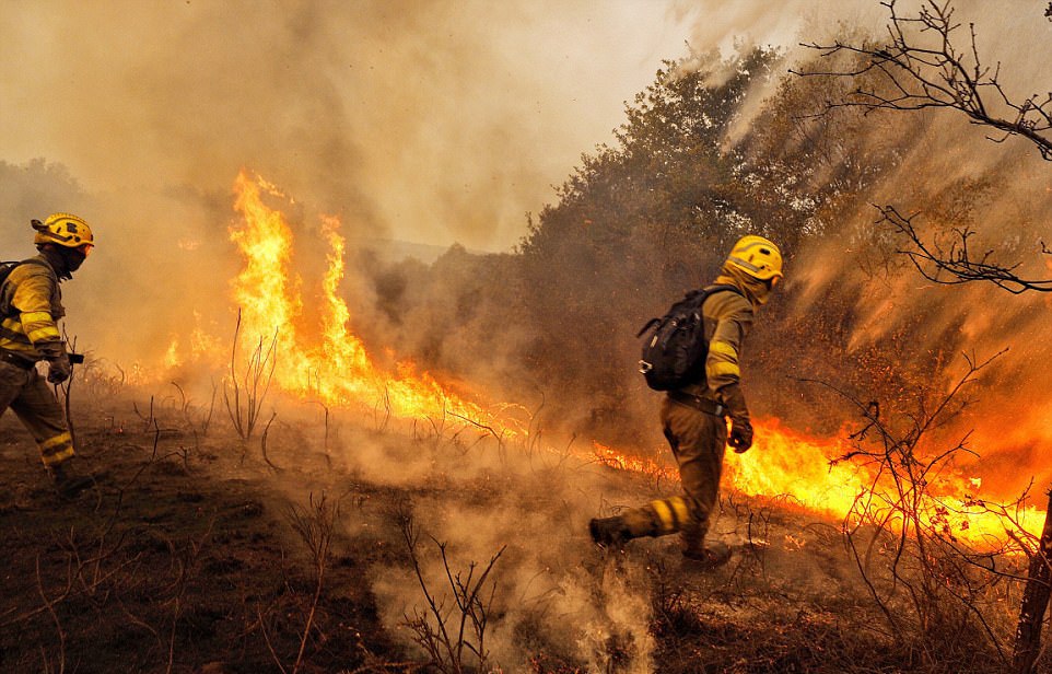Lasciando la foresta - estinguere il fuoco, altrimenti potrebbe verificarsi un incendio