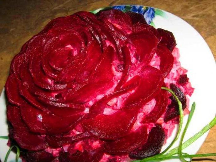 růžový salát
