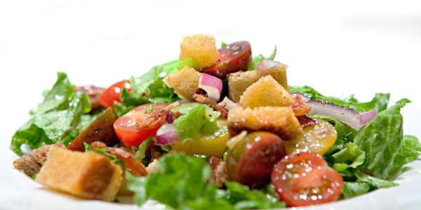 Ricetta Caesar salad con cracker