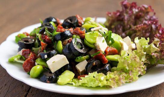 insalata con olive