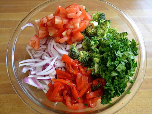 insalata di verdure per l'inverno