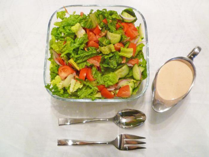 jednoduchý salát bez receptu na maso