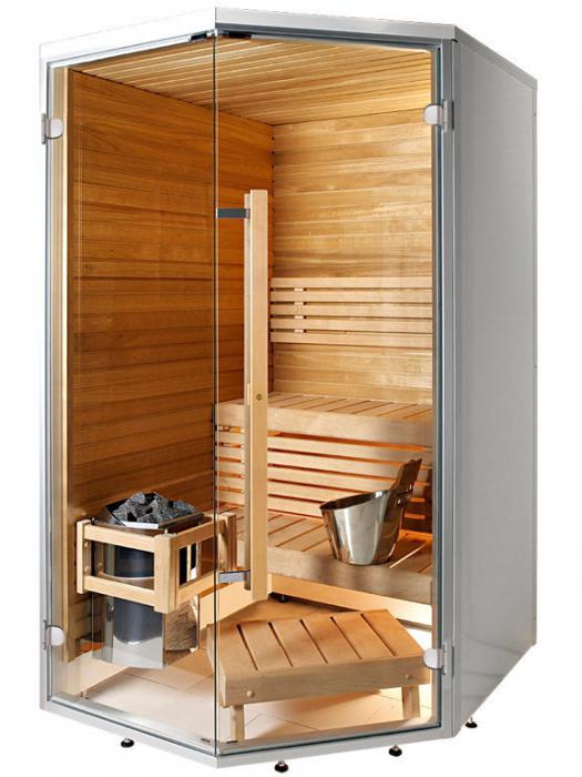 mini sauna u apartmanu