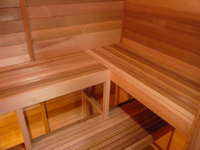 cabina sauna per un appartamento