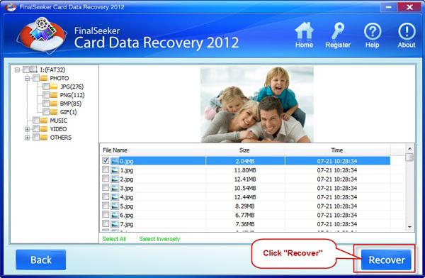 SD program za oporavak kartice