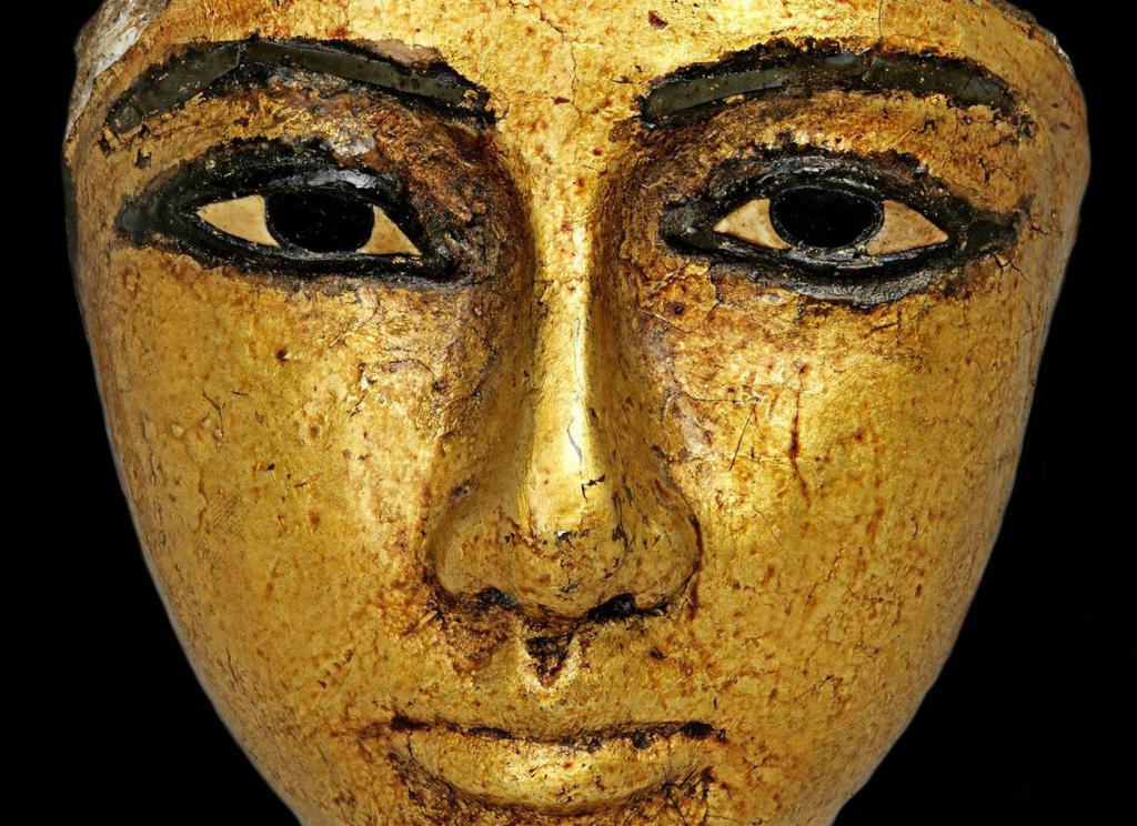 Maschera mortuaria egiziana