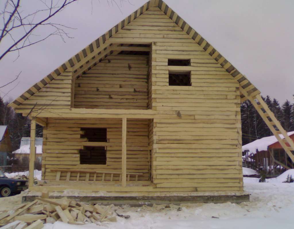 Изградња куће из бара