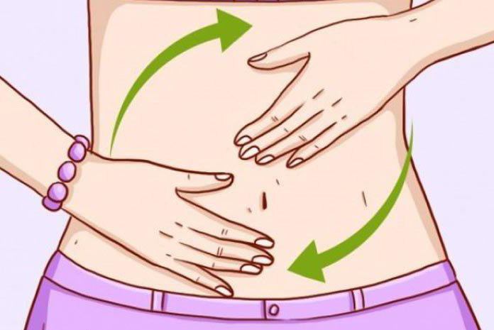 samo-masáž břicho odstranit tuk zástěru