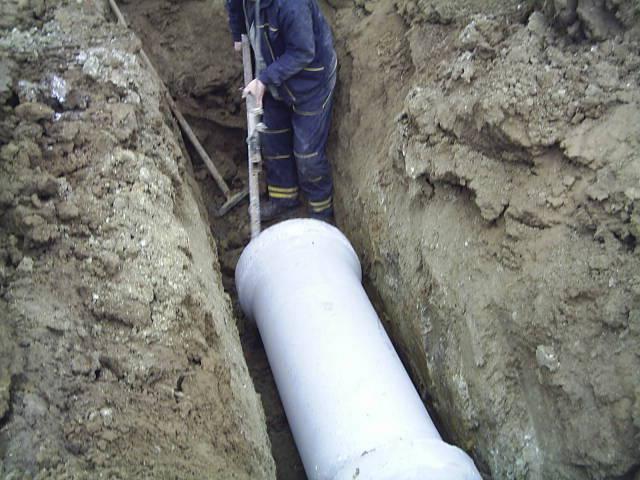 PVC канализационна тръба за външна канализация