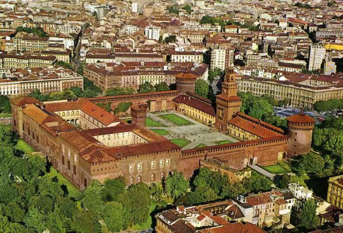 Замъкът Сфорца в Милано