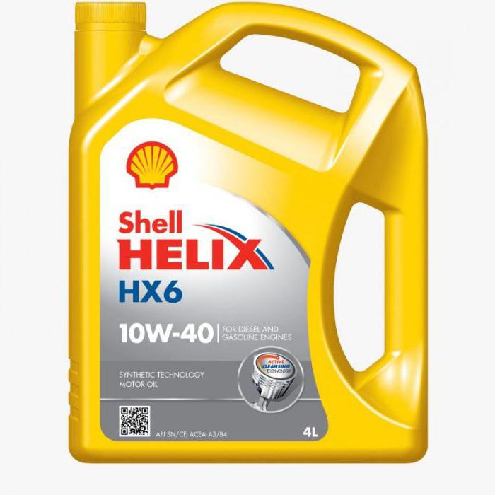 Shell Helix olio 10w 40 caratteristiche semi-sintetiche