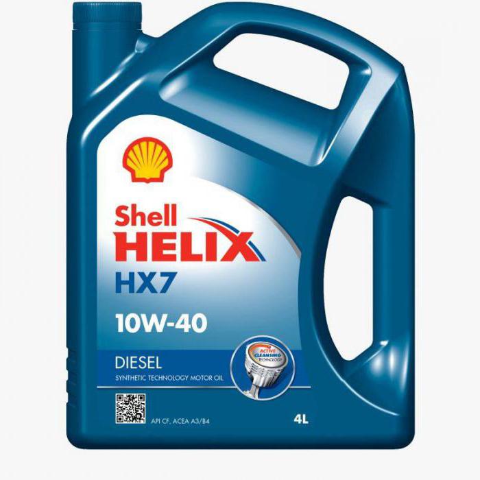 Shell Helix olej 10w 40 polosyntetická motorová nafta